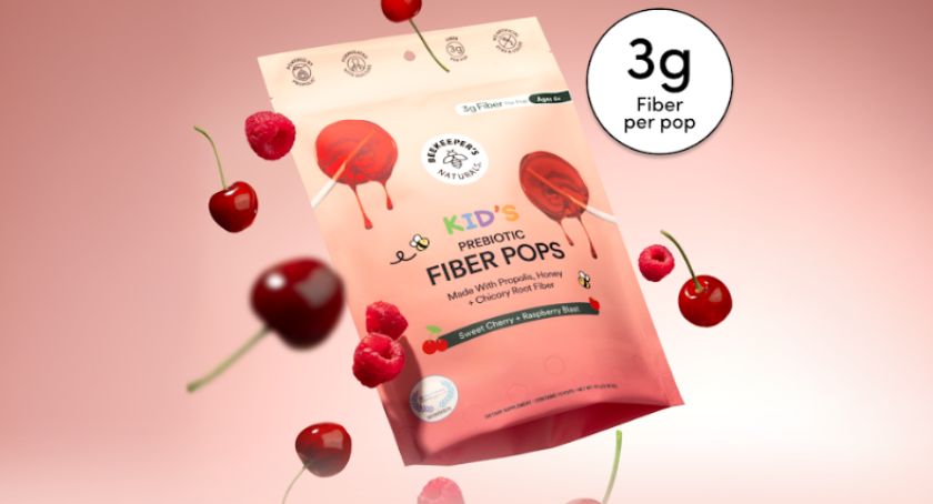 Beekeeper’s Natural Launches Kids’ Fiber Lollipops